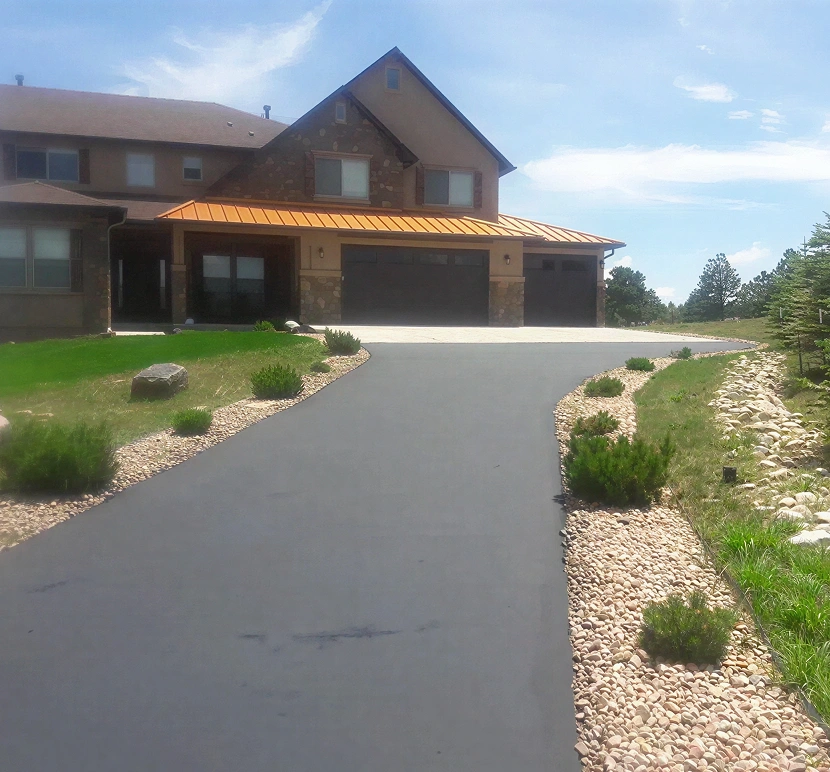 Two-story home with stone facade